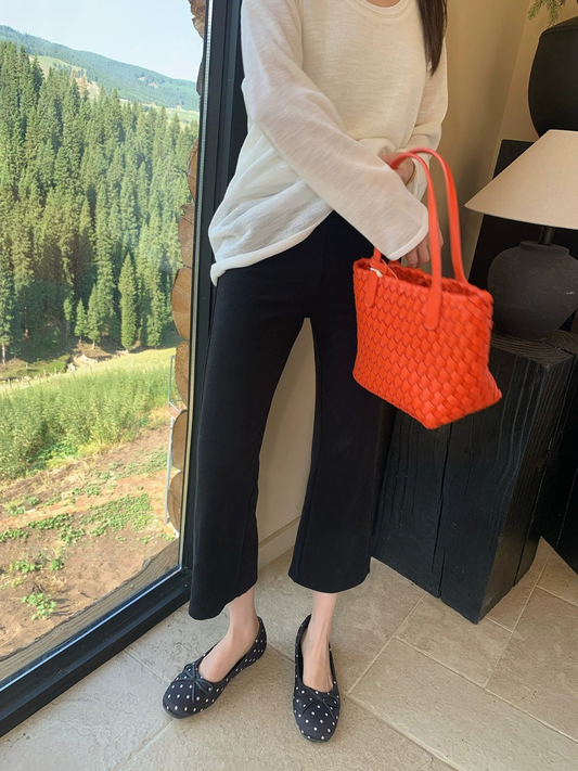 クロップドフレアパンツ