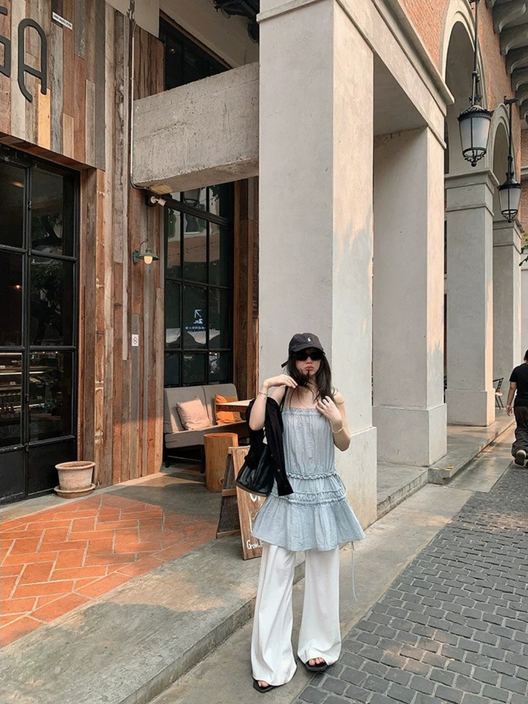 リラックスハイウエストパンツ