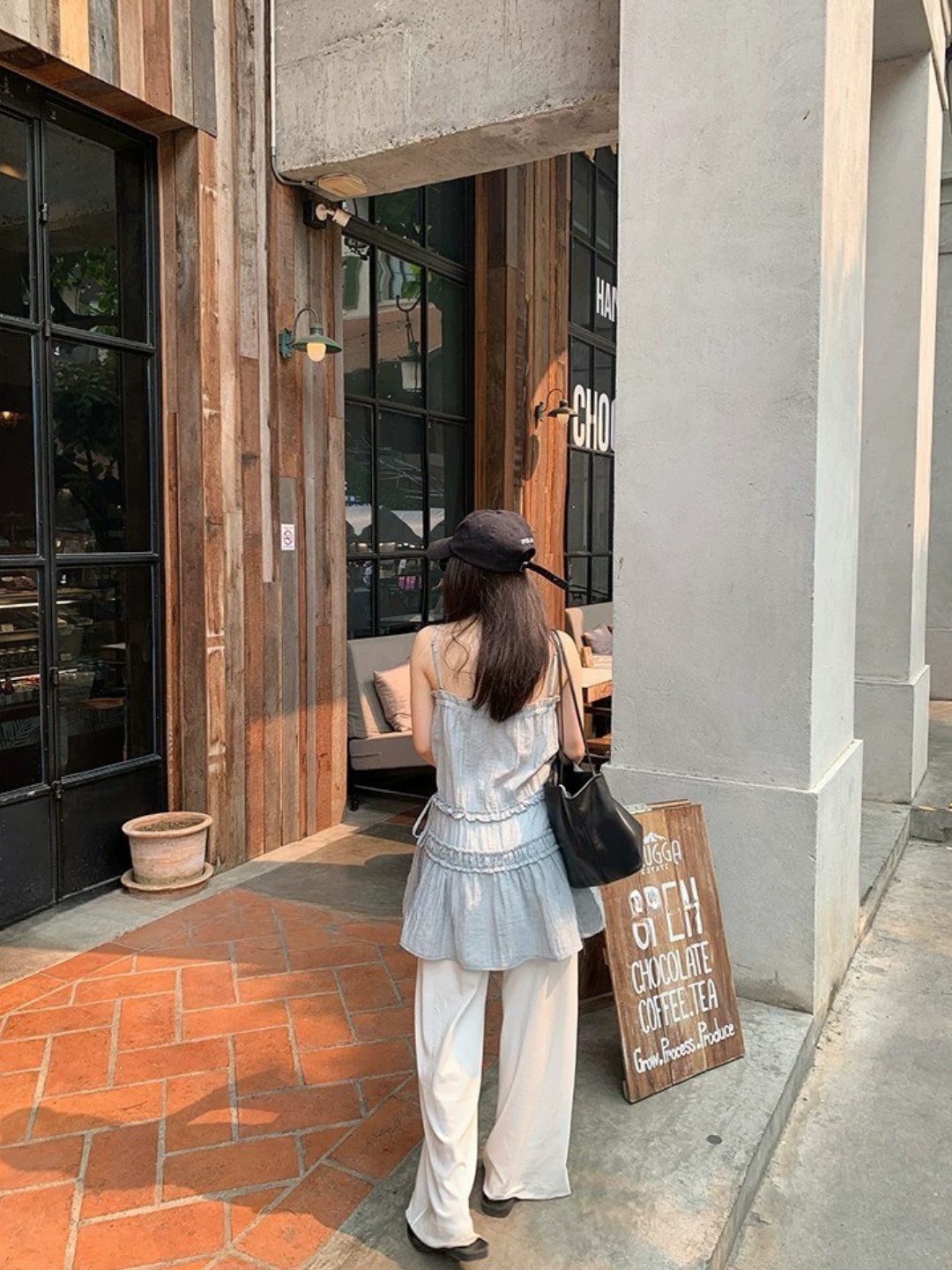 リラックスハイウエストパンツ