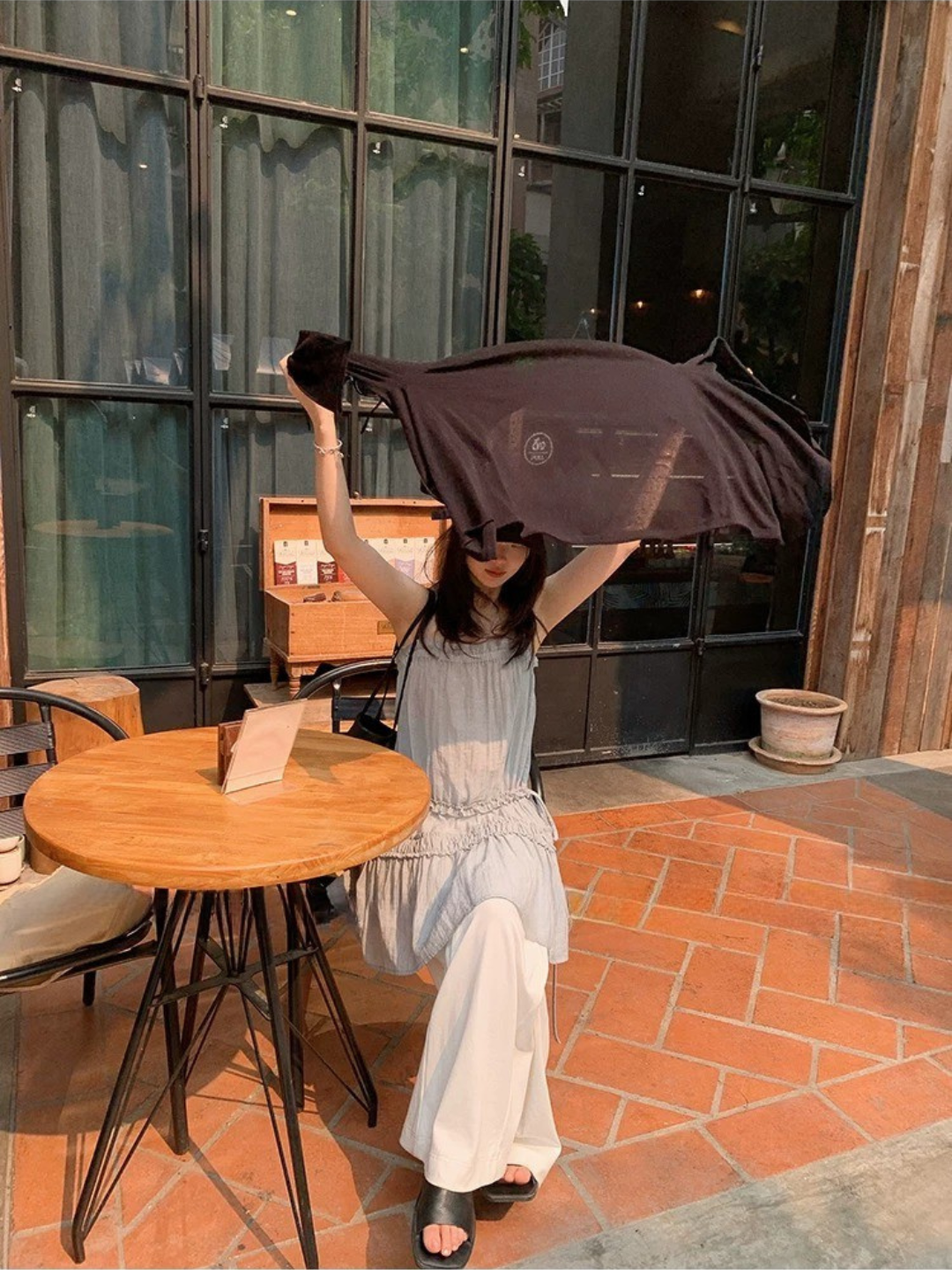 リラックスハイウエストパンツ