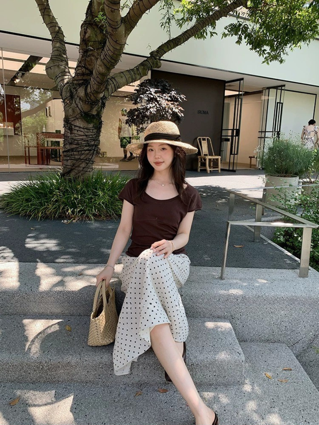 ココアムードフィットTシャツ