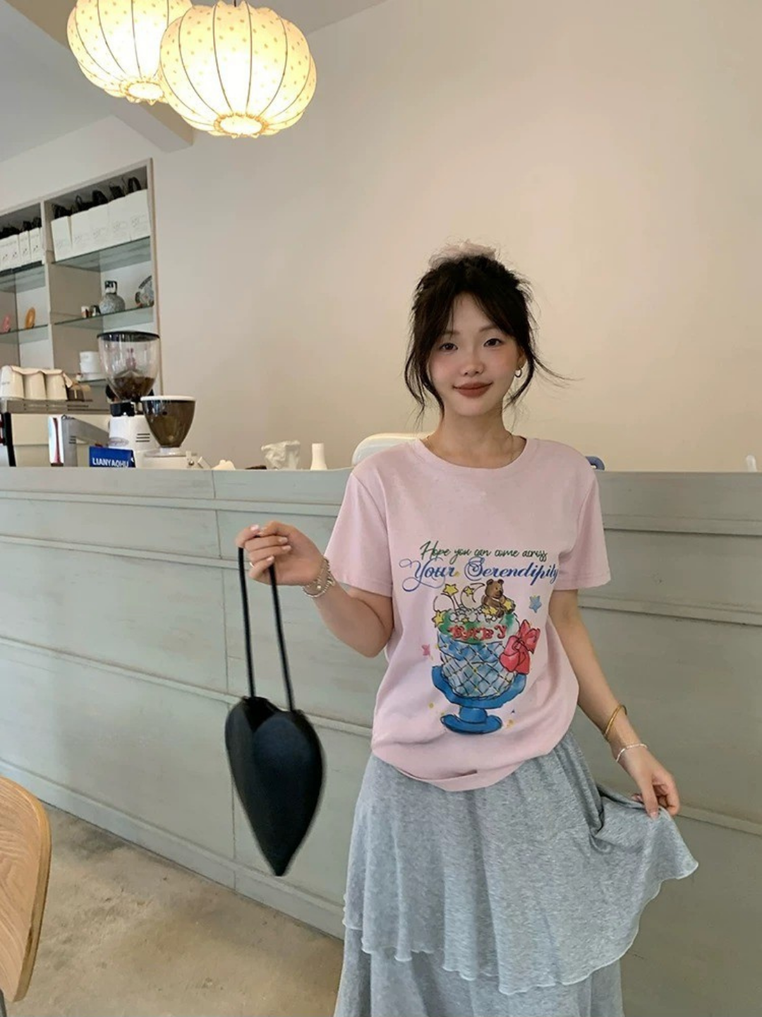 ナチュラルティアードロングスカート