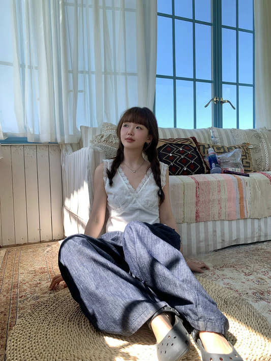 リラックスワイドパンツ