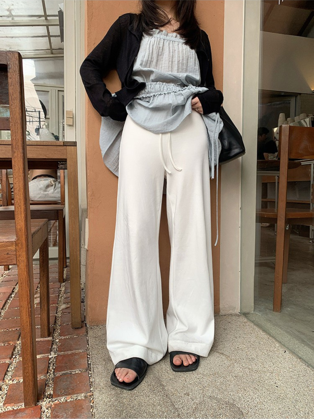 リラックスハイウエストパンツ
