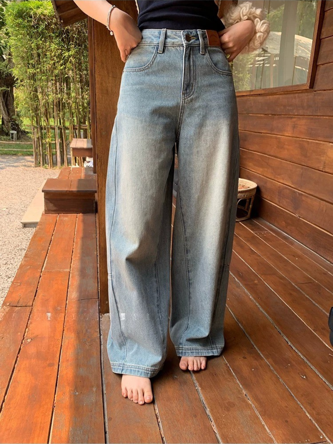 ライトブルールーズデニム