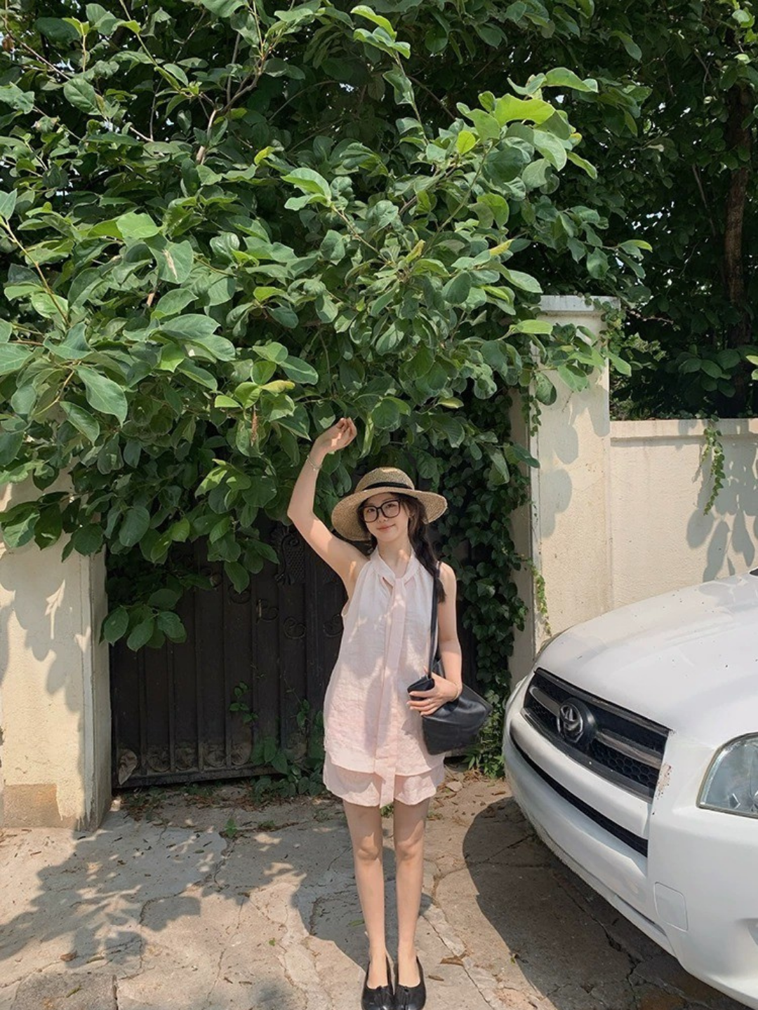 リボンネックセットアップ