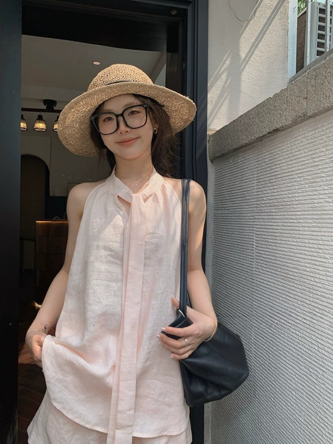 リボンネックセットアップ