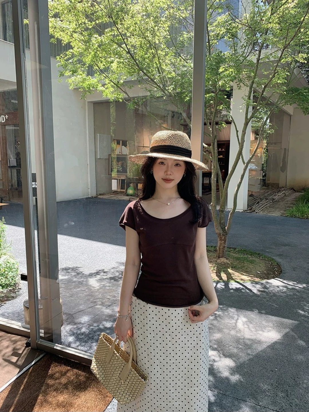 ココアムードフィットTシャツ